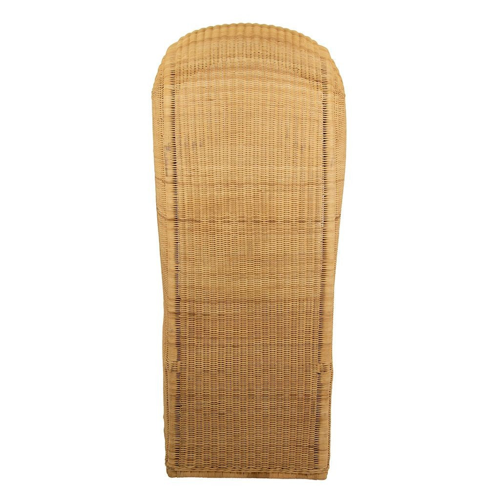 Vintage Rattan Hooded Chair