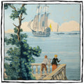 Panoramic Wallpaper Panel in Custom Frame - Landscape from Lago di Garda by Dufour