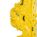 Ceramic Baroque-Style Mirror with Hand-painted Insects