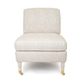 Brighton Slipper Chair in Manali Parchment