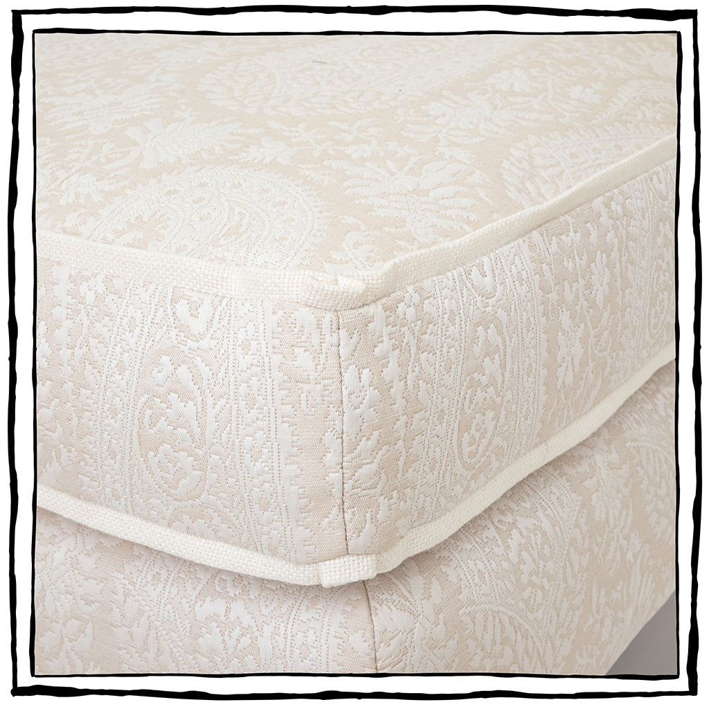 Brighton Slipper Chair in Manali Parchment