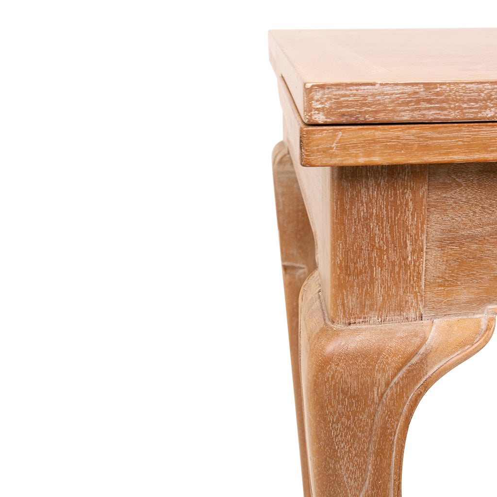 Cerused Oak Expandable Table or Desk in the Style of Grosfeld House