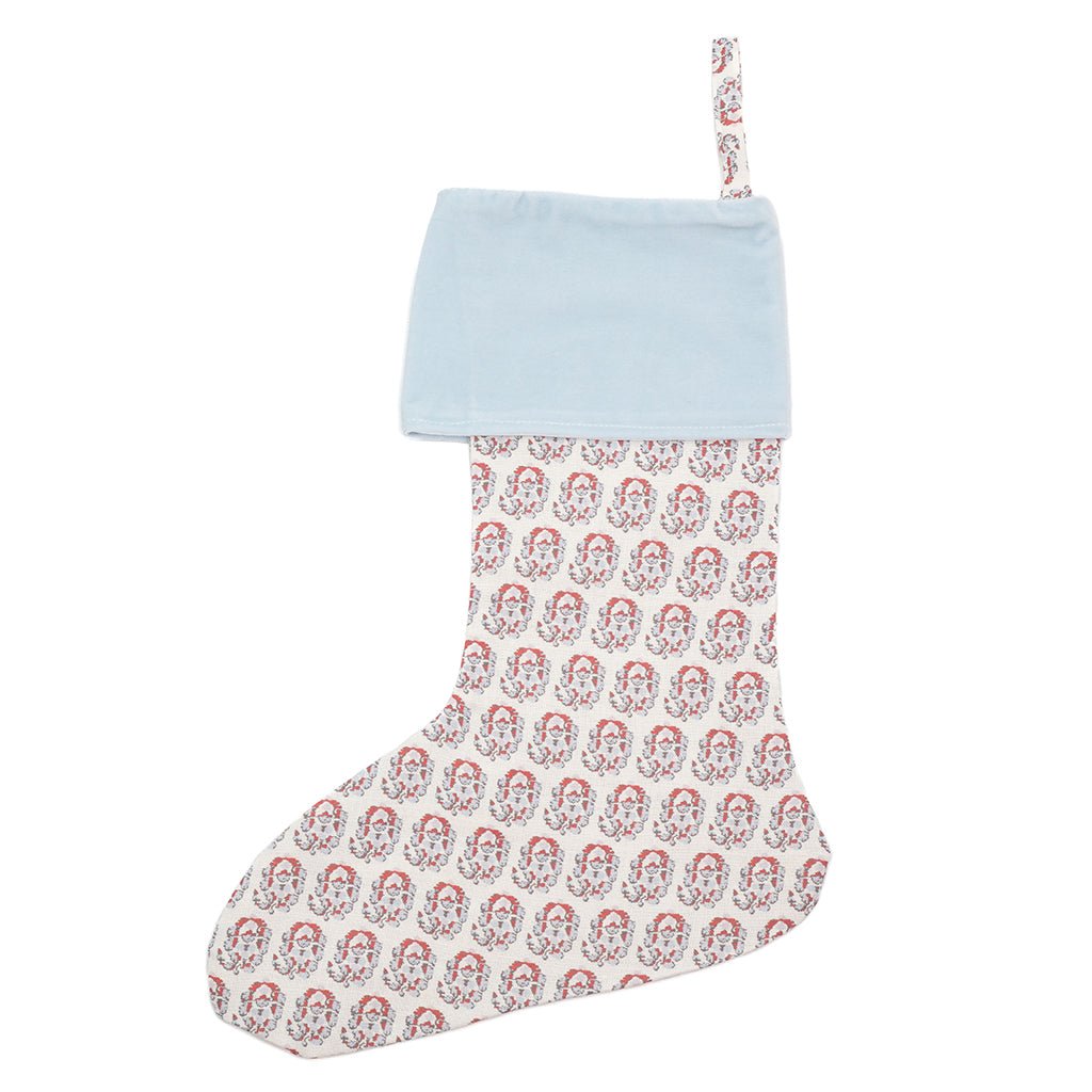 Jodhpur with Sky Cotton Velvet Trim