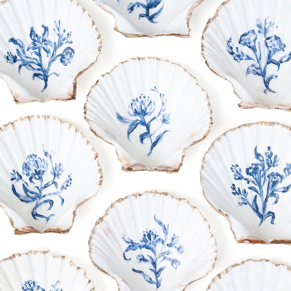 Hand-Painted Seashells