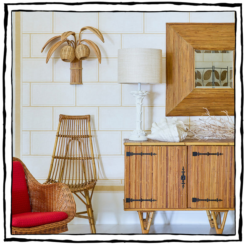 Pair of Coconut Sconces