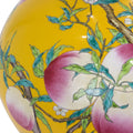 Chinese Famille Jaune Porcelain Bottle Vase