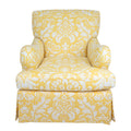 Lancaster Club Chair in Damasco Saffron