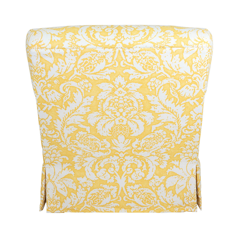 Lancaster Club Chair in Damasco Saffron
