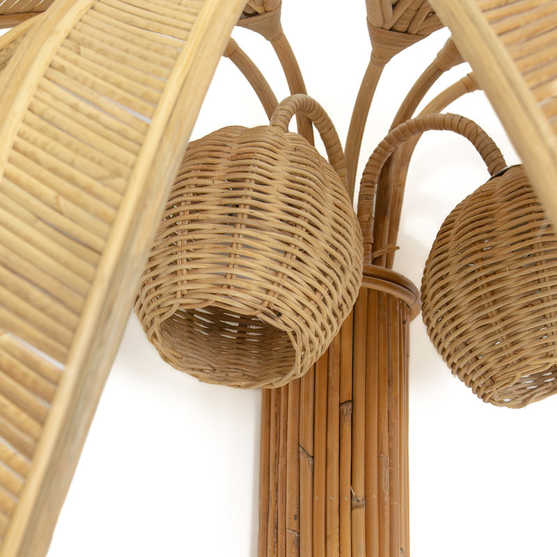 Pair of Coconut Tree Wall-Mounted Lights