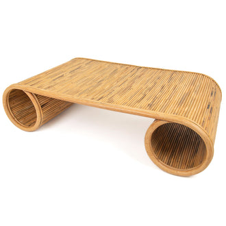 Scroll-end coffee table