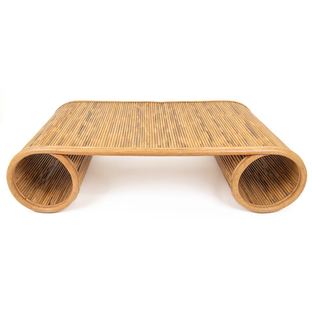Scroll-end coffee table