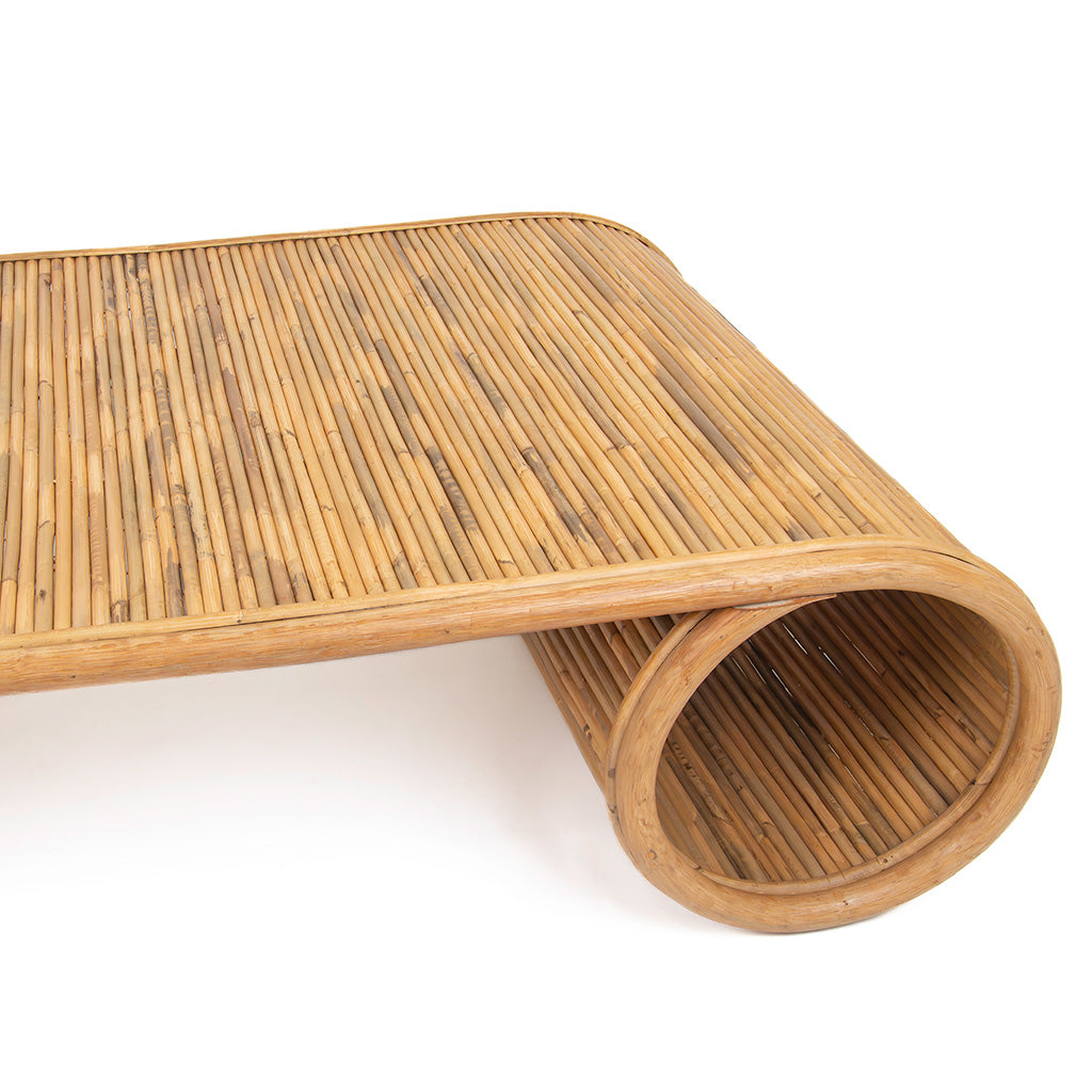 Scroll-end coffee table