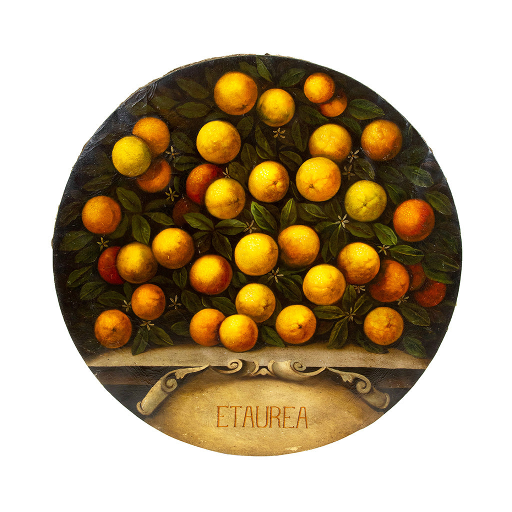 A Pair of Still Life Paintings with Lemons and Oranges