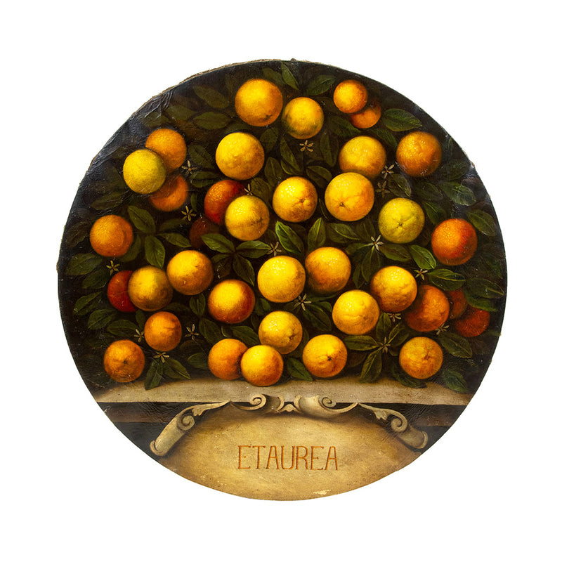 A Pair of Still Life Paintings with Lemons and Oranges