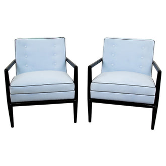 Pair of T.H. Robsjohn-Gibbings Lounge Chairs