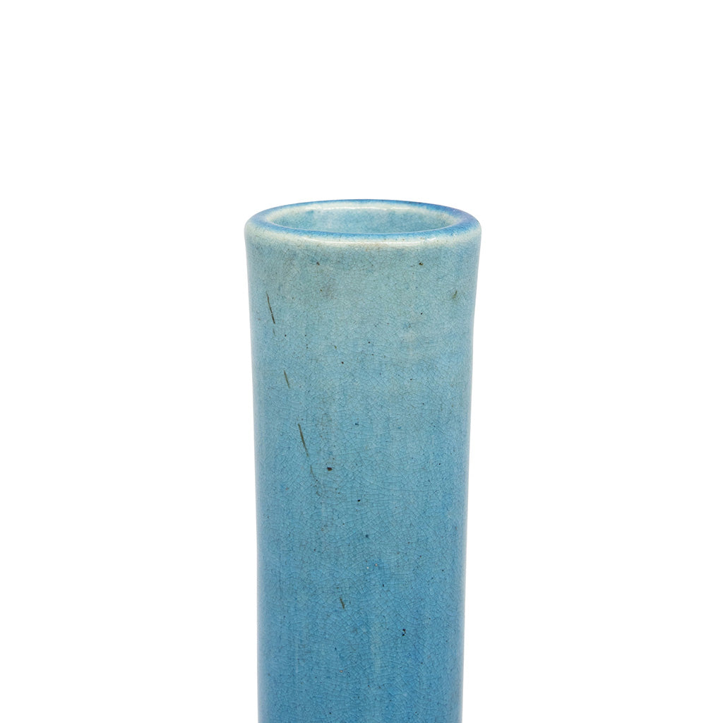 A Turquoise Blue Glazed Bottle Vase