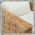 Pair of Woven Seagrass Armchairs