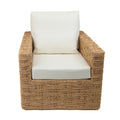 Pair of Woven Seagrass Armchairs