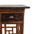 Lacquered Bamboo Chinoiserie Desk