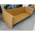 Vintage Modular Wicker Sofa and Chair Set