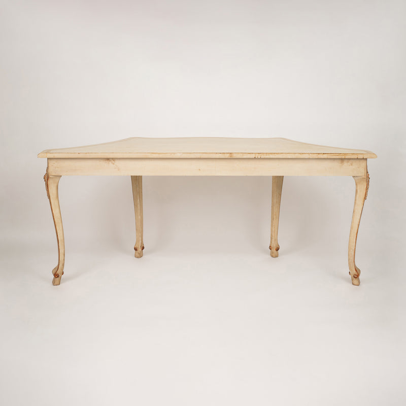 A Rococo-Style Painted Console Table