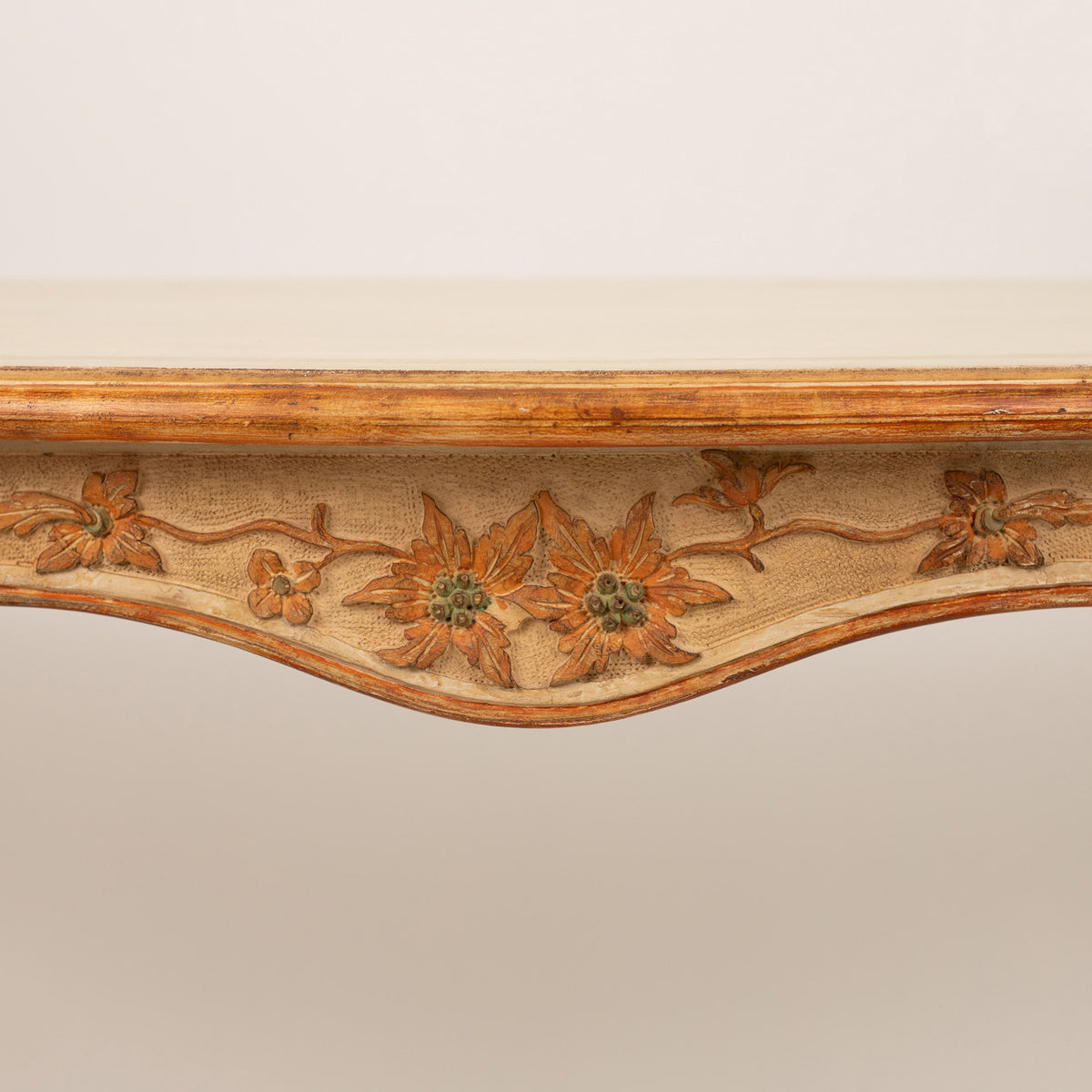 A Rococo-Style Painted Console Table