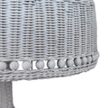 White Wicker Floor Lamp