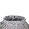 White Wicker Floor Lamp