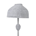 White Wicker Floor Lamp