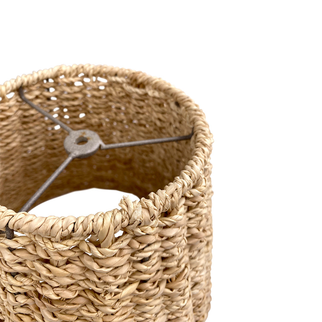 Empire Lampshade in Ivory Twisted Seagrass