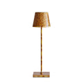 Hand-Painted Faux-Bamboo Wireless Table Lamp
