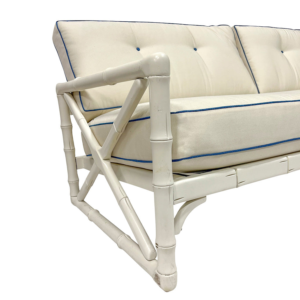 Vintage Bamboo Sofa & Chair