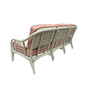 Vintage Painted Rattan Sofa