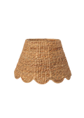 Scalloped Lampshade in Water Hyacinth