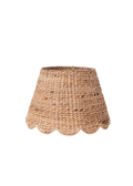 Scalloped Lampshade in Water Hyacinth