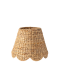 Scalloped Lampshade in Water Hyacinth