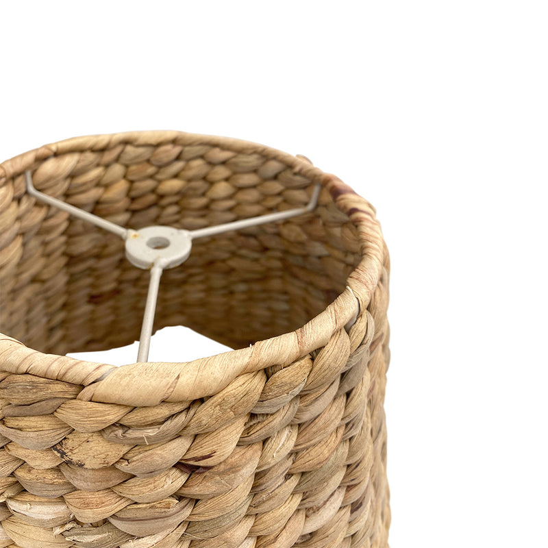 Scalloped Lampshade in Water Hyacinth