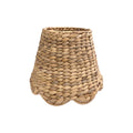 Scalloped Lampshade in Water Hyacinth