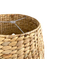 Scalloped Lampshade in Water Hyacinth