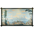 Panoramic Wallpaper Panel in Custom Frame - Landscape from Lago di Garda by Dufour