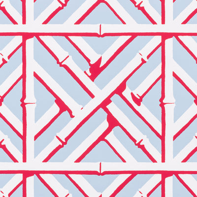 Bambù - Sky & Coral (Wallpaper Memo)
