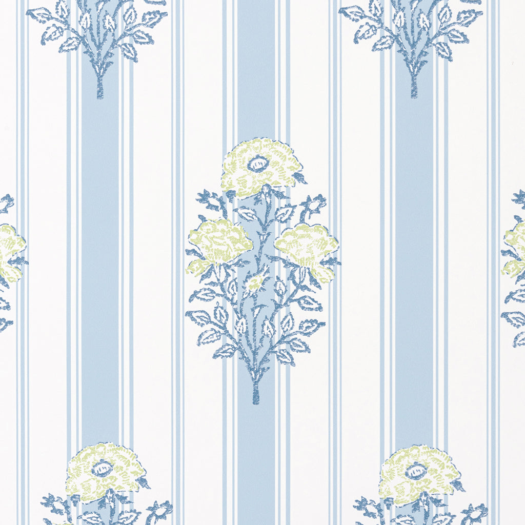 Rosa Rigata - Sky & Celery (Wallpaper Memo)