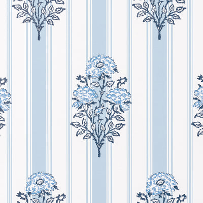 Rosa Rigata - Sky & Navy (Wallpaper Memo)