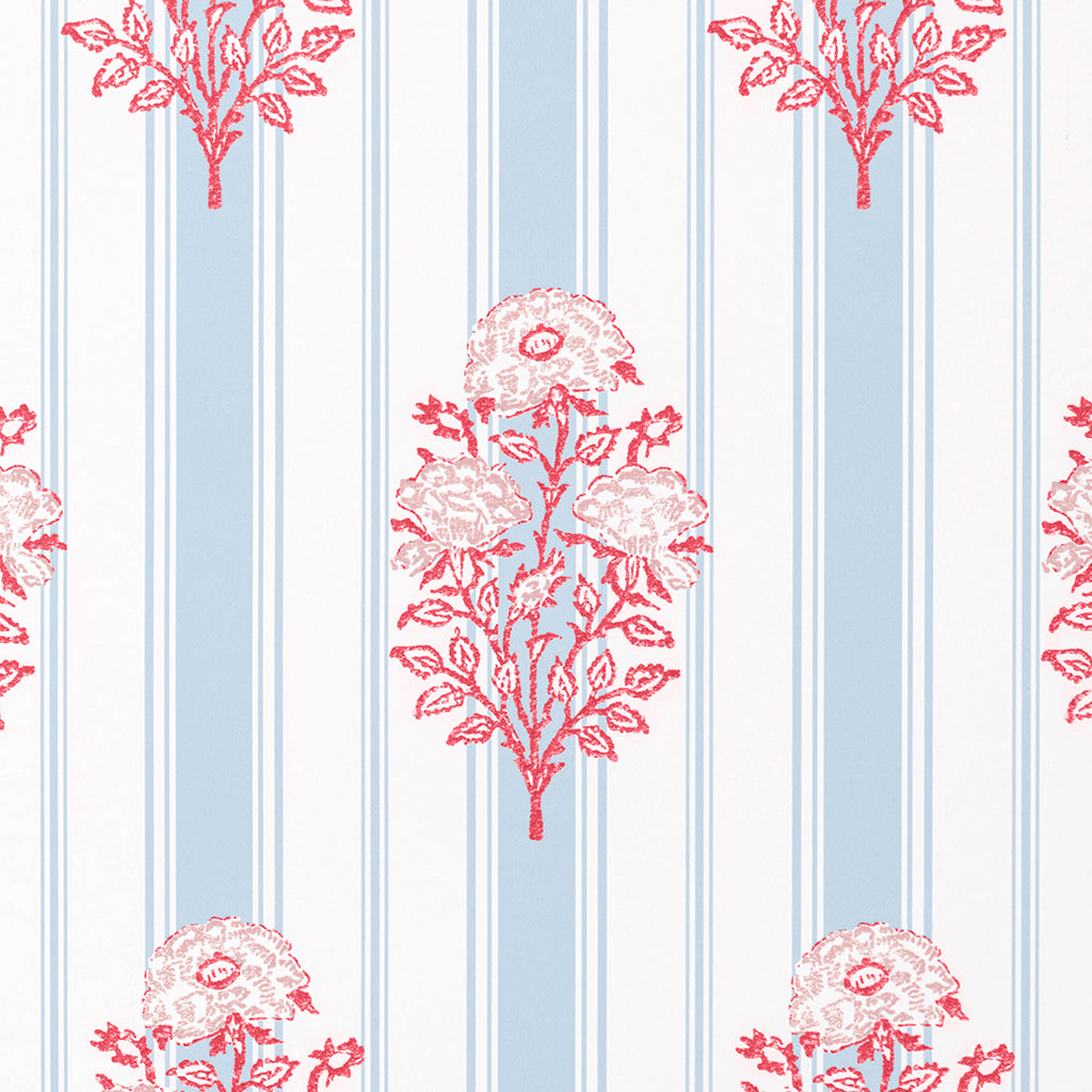 Rosa Rigata - Sky & Coral (Wallpaper Memo)