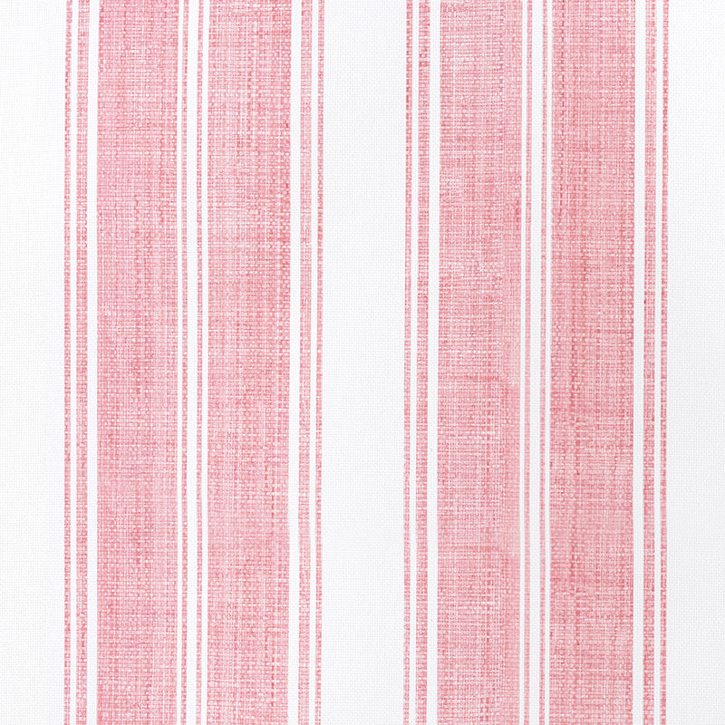 Branca Stripe Medium - Madagascar - Salmon (Wallpaper Memo)