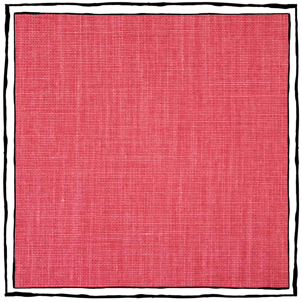 Fiandre Linen - Coral (Memo)