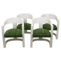 A Set Of Four Karl Springer "Onassis" Dining Chairs