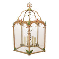A Louis XV-Style Lantern with Floral Details by Maison Jansen