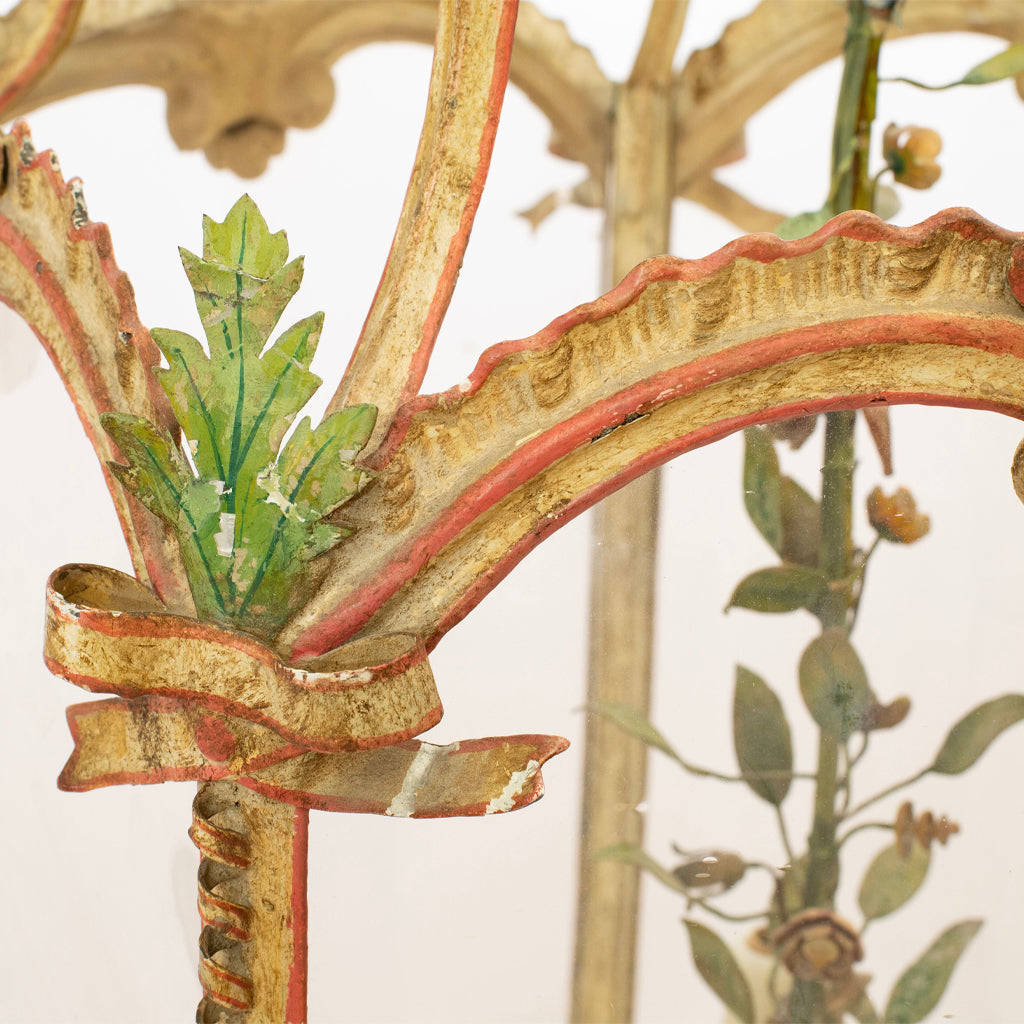 A Louis XV-Style Lantern with Floral Details by Maison Jansen