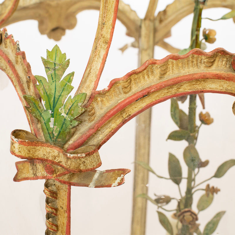 A Louis XV-Style Lantern with Floral Details by Maison Jansen